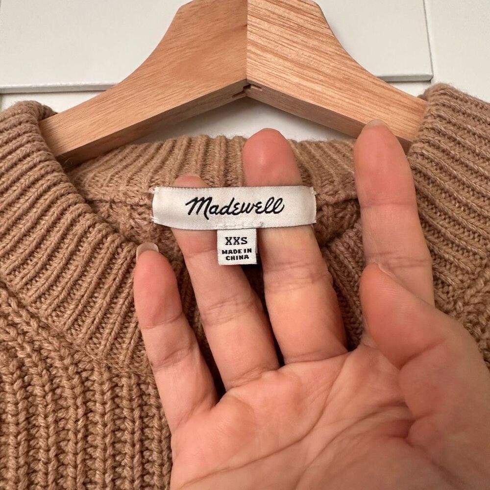 Madewell fisherman knit sweater - Picture 3 of 6
